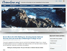 Tablet Screenshot of oceanlaw.org